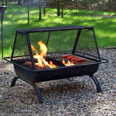  Steel Wood Burning Fire Pit