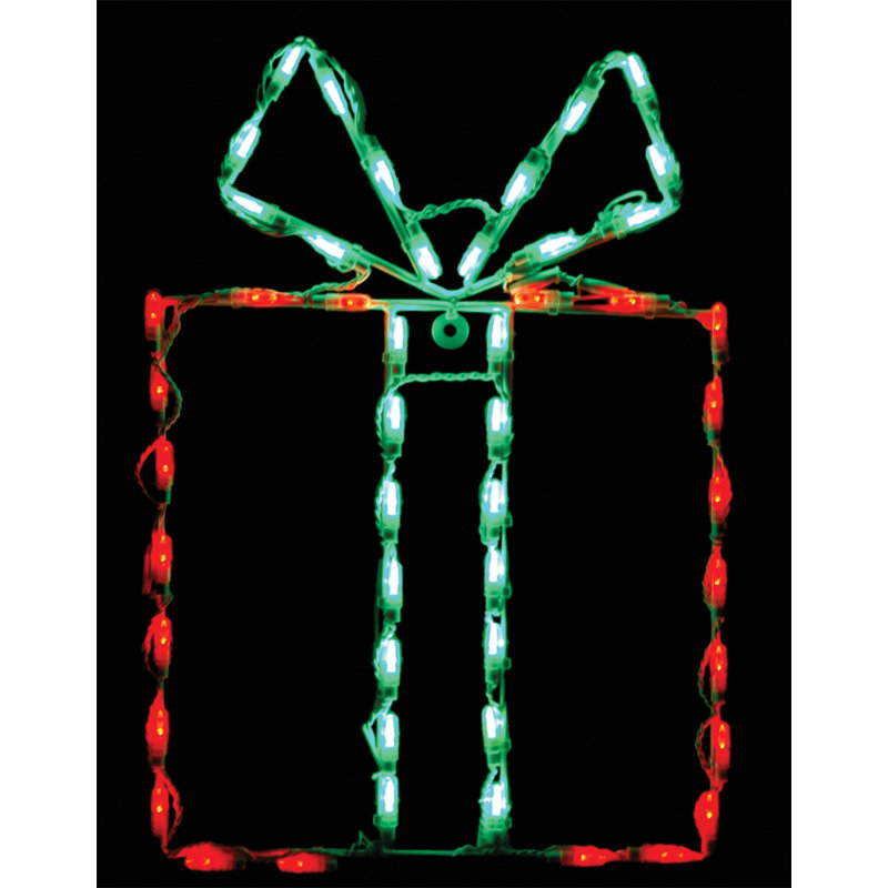 Coffret-cadeau-avec éclairage à arc, Vert