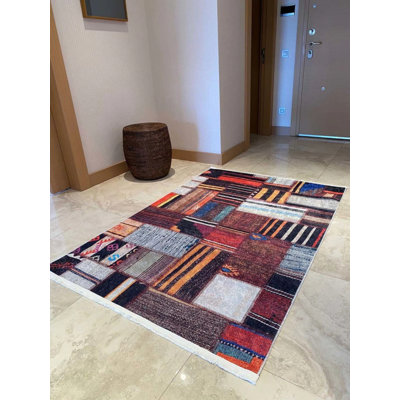 Toscana Performance Washable Patchwork Indoor / Outdoor Rug