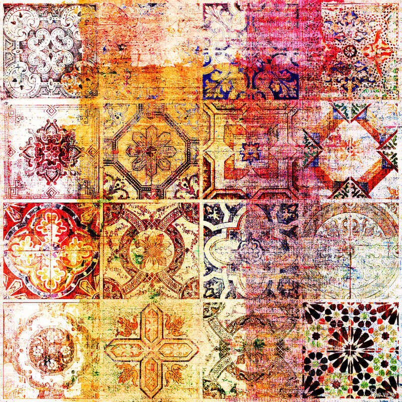 Parvez Taj - Wrapped Canvas Painting, 122cm H x 122cm W x 5cm D