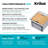 KRAUS Kore™ 15" L Outdoor Workstation Drop-In 16 Gauge Marine Grade T-316 Stainless Steel Square Single Bowl
