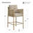 Upholstered Counter Stool with Frame-1733259712