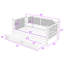 Lit plateforme en bois avec grand tiroir de rangement-115694364-115694366