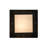 Almont Craftsman Brown 1 - Bulb Outdoor Flush Mount