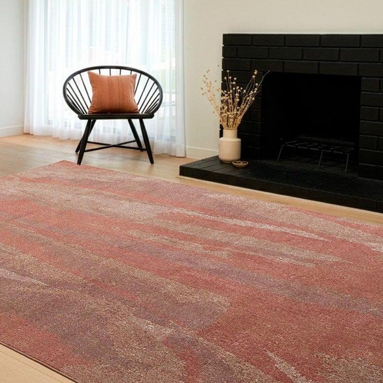 Goma Washable Rug, 5'1" x 8', Terra