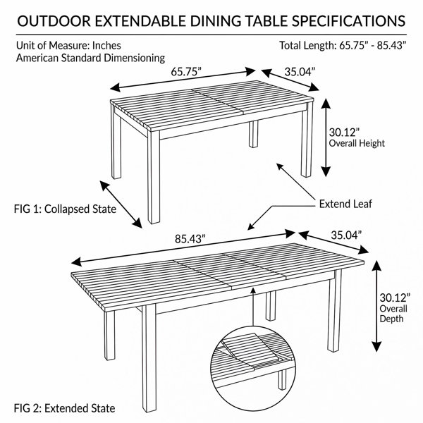 Dimensions du produit