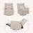 Kiwi Power Recliner and Swivel Glider with Power Adjustable Headrest and USB Port-106260151