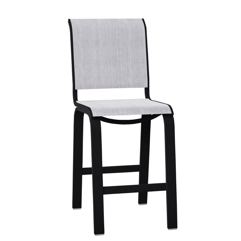 Tabouret de bar 26 po Holna, Noir texturé, Bijou