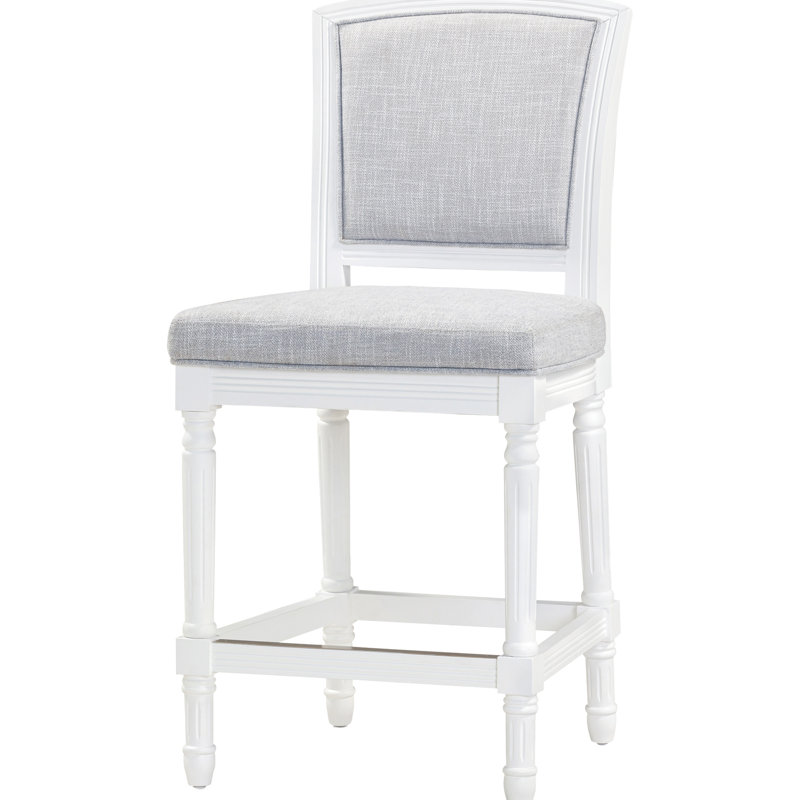 Tabouret de bar blanc 26 po Style