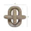 Sculpture chaîne en marbre 6 x 6 x 6 po, crème-125944235