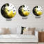 Abstrait de réunion noire - horloge murale moderne-60186853