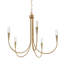 Lustre empire à DEL 5 lumières de style bougie Chrispen