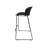     Pangea Home Cal Lucillie 29.5" Bar Stool - Modern Bar Stools – Mid-Century Modern Bar Stool with Footrest - Monochromatic - Kitchen, Dining, Bar Room - Set of 2 Black Bar Stools-559458267