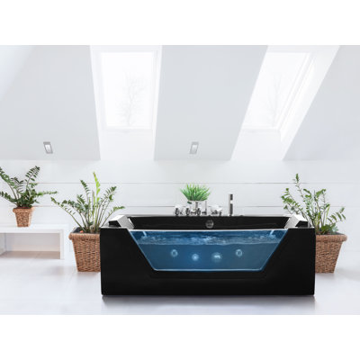 Rourke x Whirlpool Acrylic Bathtub with Tap