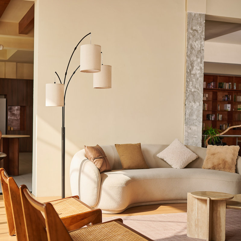 Bulter 80'' 3-Light Arc Tree Floor Lamp
