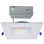 6'' 12 Watt Dimmable Air-Tight IC Rated LED Canless Recessed Lighting Kit