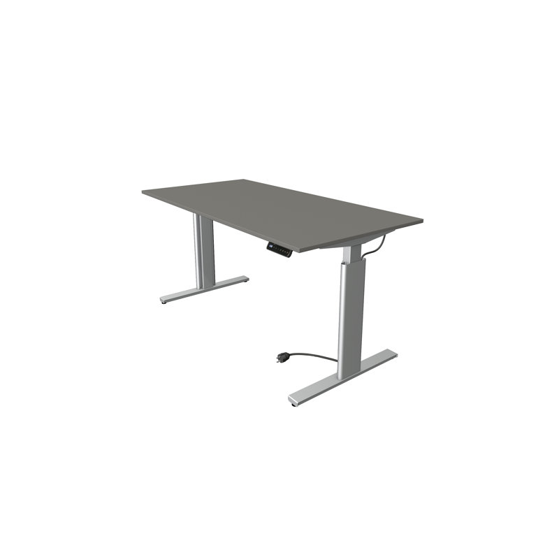 Thaler Adjustable Standing Desk, 120cm H x 160cm W x 80cm D, Graphite