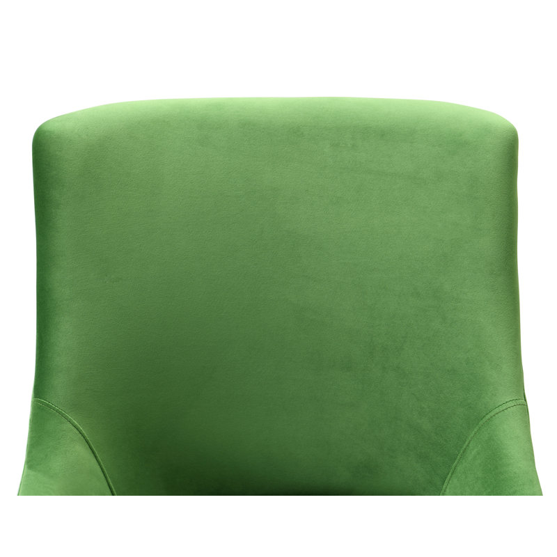 Crete Velvet Task Chair, Green