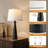 22.5'' Black Metal Table Lamp Set with 3-Way Touch control and USB A&C