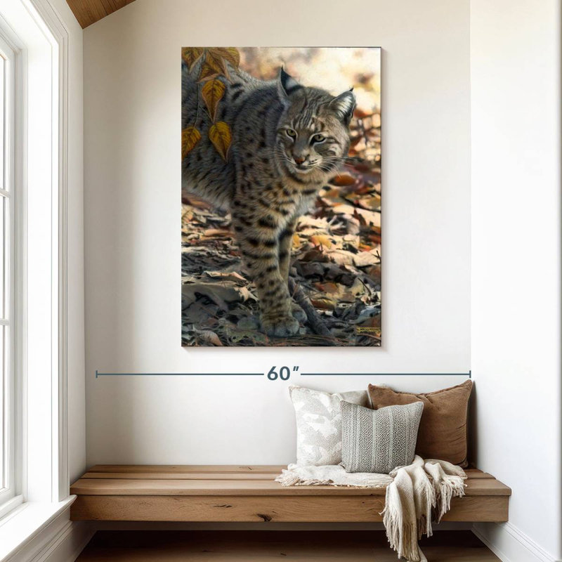 Fantôme des bois Bobcat, H 48 po x l 32 po