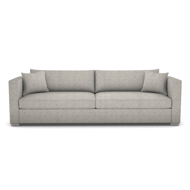 Canapé Brandt, Graphite Tuck, Gris colombe