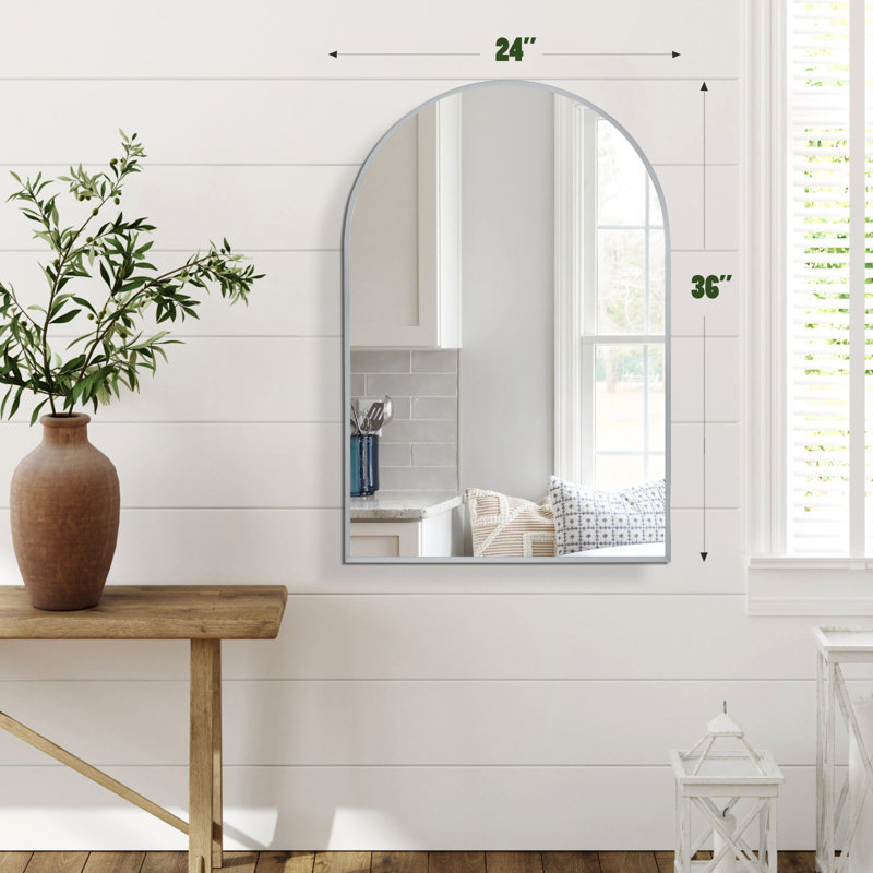 Miroir, Argent, 24 po x 36 po