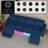 4-seater Linen Sectional Sofa With Smart Module-wireless Charging/usb/type-c/rgb Lights (blue)-126698673