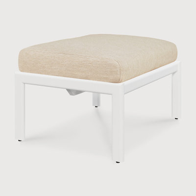 Jack Rectangle Outdoor Teak Ottoman Patio Ottoman