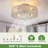 Karnisha 8-layer Crystal Ceiling Fan with Light Kit