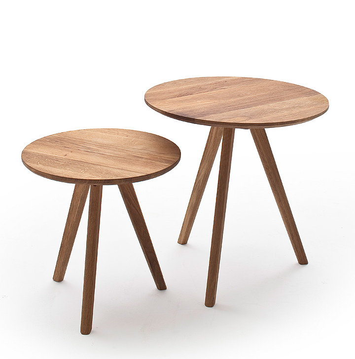 Annie Solid Wood Three Leg Coffee Table