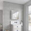 Armoire à pharmacie avec miroir à bords biseautés, porte à ouverture droite et l 24 po x H 26 po-106498401-106498400