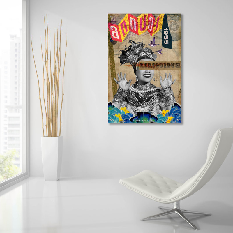 "Carmen" par Elo Marc, H 36 po x l 24 po x P 0,2 po