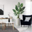 Arbre artificiel en pot, faux oiseau de paradis en soie, décoration de la maison (pot et arbre)-1741763281-1726828201