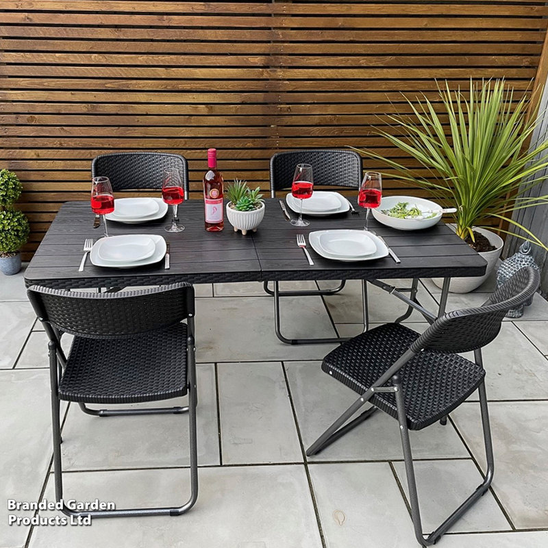 4 - Person Patio Dining Set with Rectangular Table