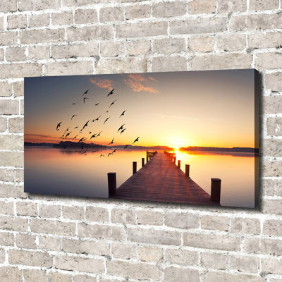 Sunset - Wrapped Canvas Print