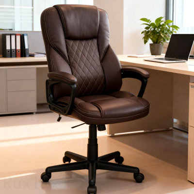 Fauteuil de direction en cuir Pu