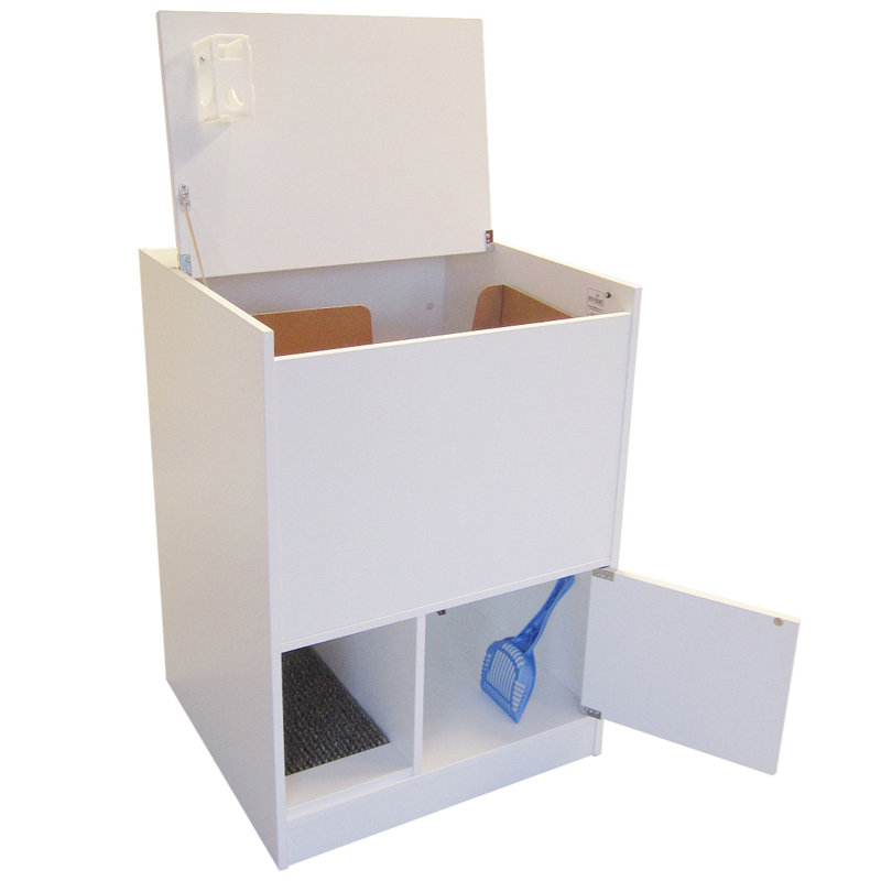 Armoire pour litière Heeya Out Of Sight, Blanc