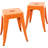 Juddson Counter Stool Set Of 2,18" Industrial Stackable Metal Bar Stools, Backless Metal Dining Chairs For Indoor Outdoor Kitchen Classroom-1212372797-1213110269