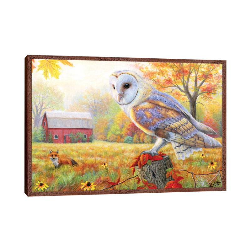 Morning At The Old Farm by Bridget Voth - Gallery-Wrapped Canvas Giclée on Canvas, Classic Wood Framed