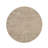 22X22x25.5" Cream Round Side Table With Pedestal Base