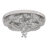 Jooyoung 8 - Light 19.68“ LED Flower Tiered Chandelier with Crystal Accent Variable Light-1308606646-1290923332-1290923333