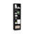 Sutton Slim Bookcase With Modern 5-Shelf Design-1796692687