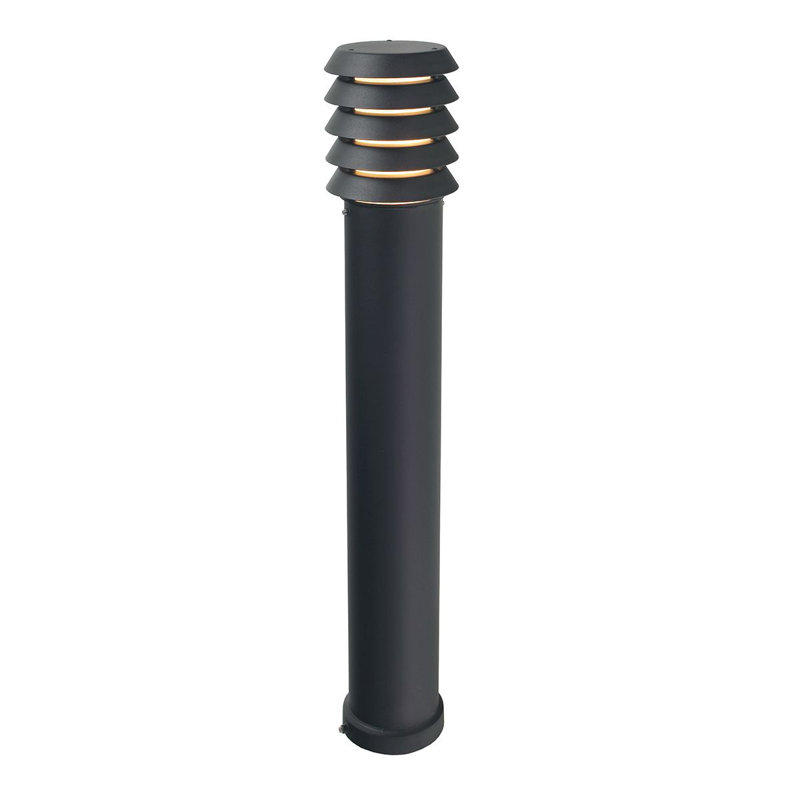 Matty Metal Pathway Light, 60W Incandescent, Black, 85cm H x 15cm W x 15cm D