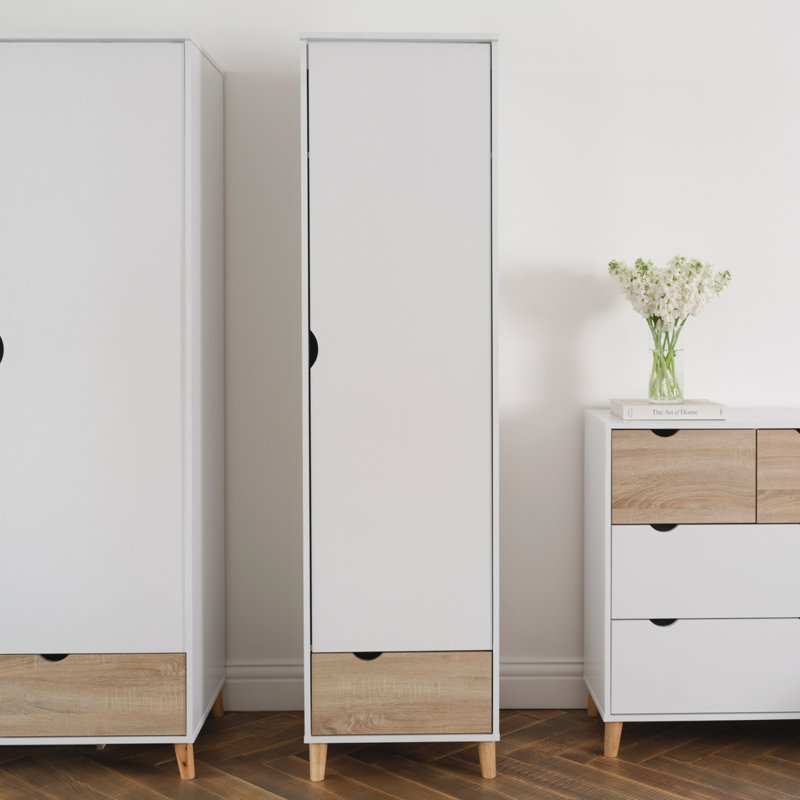 STOCKHOLM 1 DOOR SINGLE WARDROBE