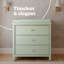 Commode 3 tiroirs avec plateau à langer Sasha-102597201