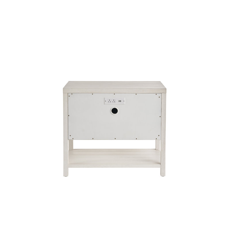 Rosalie 32'' W Nightstand, White Sand