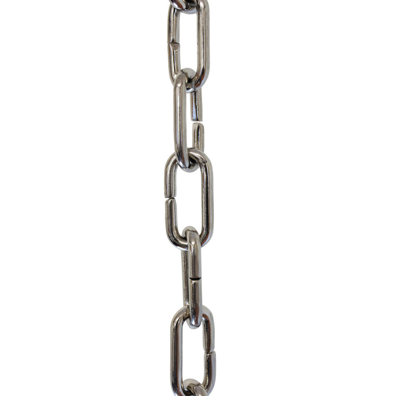 Lustre décoratif décoratif à chaîne ou à chaîne 3 pieds, 1 pi, Nickel poli