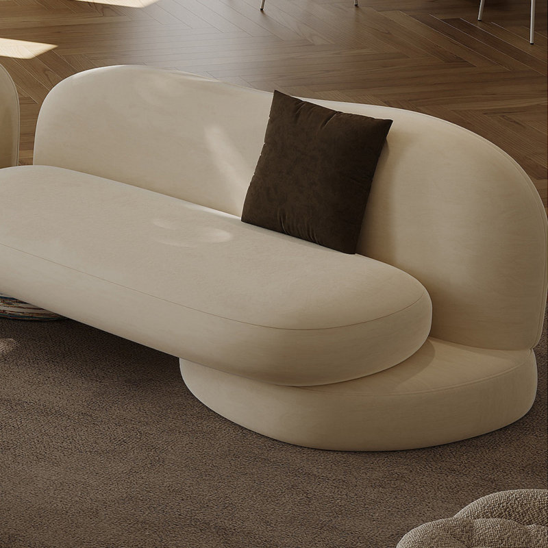 Simple and Light Luxury Design Off-white Sofa