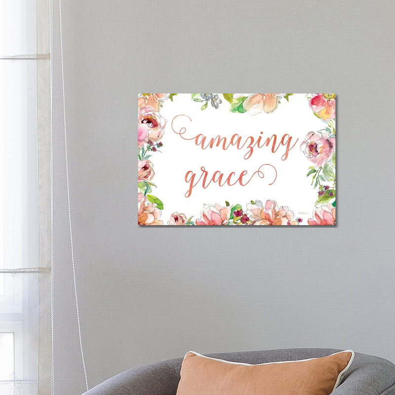 Amazing Grace by Carol Robinson - Print on Canvas, Wrapped Canvas, 30.48 cm H x 45.72 cm W