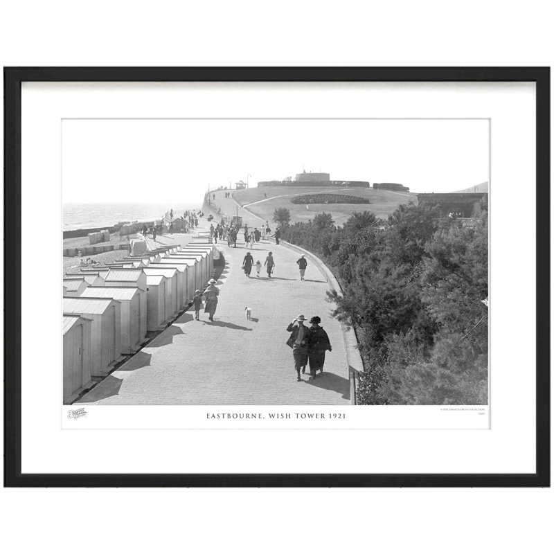 Eastbourne, Wish Tower 1921 by Francis Frith - Single Picture Frame Print, 28cm H x 36cm W x 2.3cm D